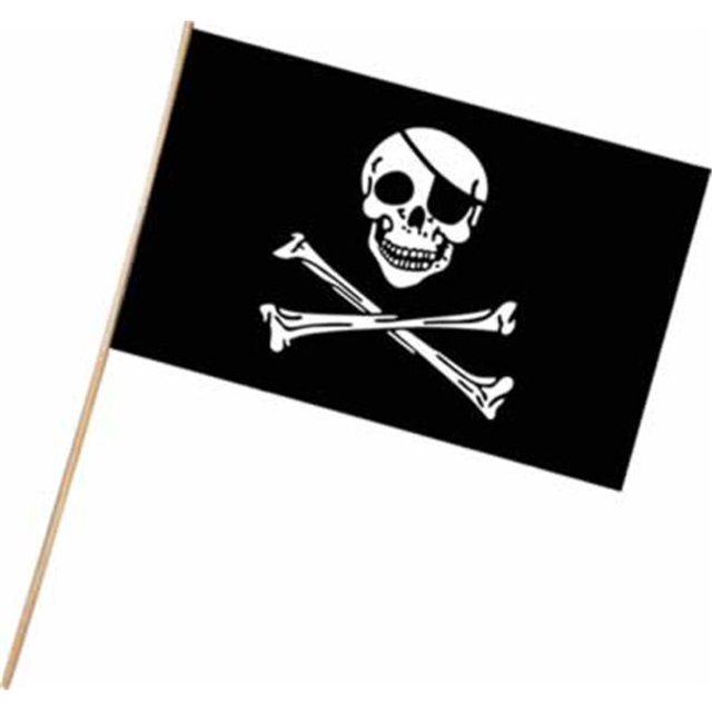 Beistle - 50976 - Drapeau Pirate - Pack de 144