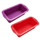 thumbnail image 1 of 2 Pieces Silicone Rectangular Toast Box Cake Molds Box Silicone Baking Mold Bread Baking Panpurple + Red, 1 of 3