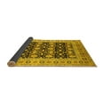 thumbnail image 2 of Ahgly Company Indoor Round Oriental Yellow Industrial Area Rugs, 8' Round, 2 of 4
