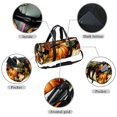 thumbnail image 2 of Thanksgiving DuffleBag 17.7" with Shoe Bag, Sports Bag, Soccer Bag, Luggage Bag - Zipper Pocket, Large Capacity, 2 of 6