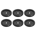 thumbnail image 1 of Uxcell 6Pcs Doble Cara Grommets de Caucho 1-3/8"(35mm) ID 1-9/16"(40mm) Agujero de Perforación, Negro, 1 of 6