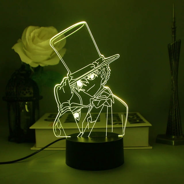 Luz nocturna 3D LED para niños: Detective Conan Phantoms Thiefs