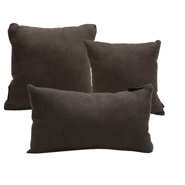 Set de 3 Cojínes Decorativos (1 Cuadrado Ch + 1 Cuadrado Gde + 1 Rectangular) DICASA Bless