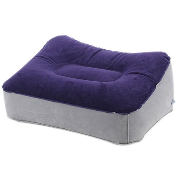 Inflatable Foot Pad Travel Outside Outdoor Travel Feet Rest Feet Rest Mat Mat Car Plane Flocking PVC Foot Pillow