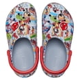 thumbnail image 2 of Crocs Avengers Zuecos Off Court Azul Gris Niños Talla 6 M, 2 of 6