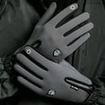 thumbnail image 4 of Wosthever Guantes de invierno Pantalla táctil Montar Guantes cálidos Unisex Senderismo Correr Mano Motocicleta Pesca Calentador Accesorios Ciclismo  Negro M, 4 of 6