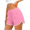 thumbnail image 2 of IROINNID Women's Casual Elastic Waist Loose Hem Shorts Sports Shorts Yoga Dance Short Pants Summer Shorts with Pockets, 2 of 6