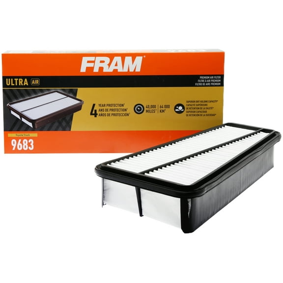 FRAM Ultra Air XGA9683, Premium Engine Air Filter, Replacement Filter for Select Toyota Vehicles Fits select: 2005-2015 TOYOTA TACOMA, 2007-2010 TOYOTA FJ CRUISER
