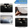 thumbnail image 2 of GZHJMY Panda Car Windshield Sun Shade Foldable Sun Shield Shade for Blocks UV Rays Protector-Keeps Your Vehicle Cool for Most Sedans SUV Truck,55"x27.6", 2 of 7