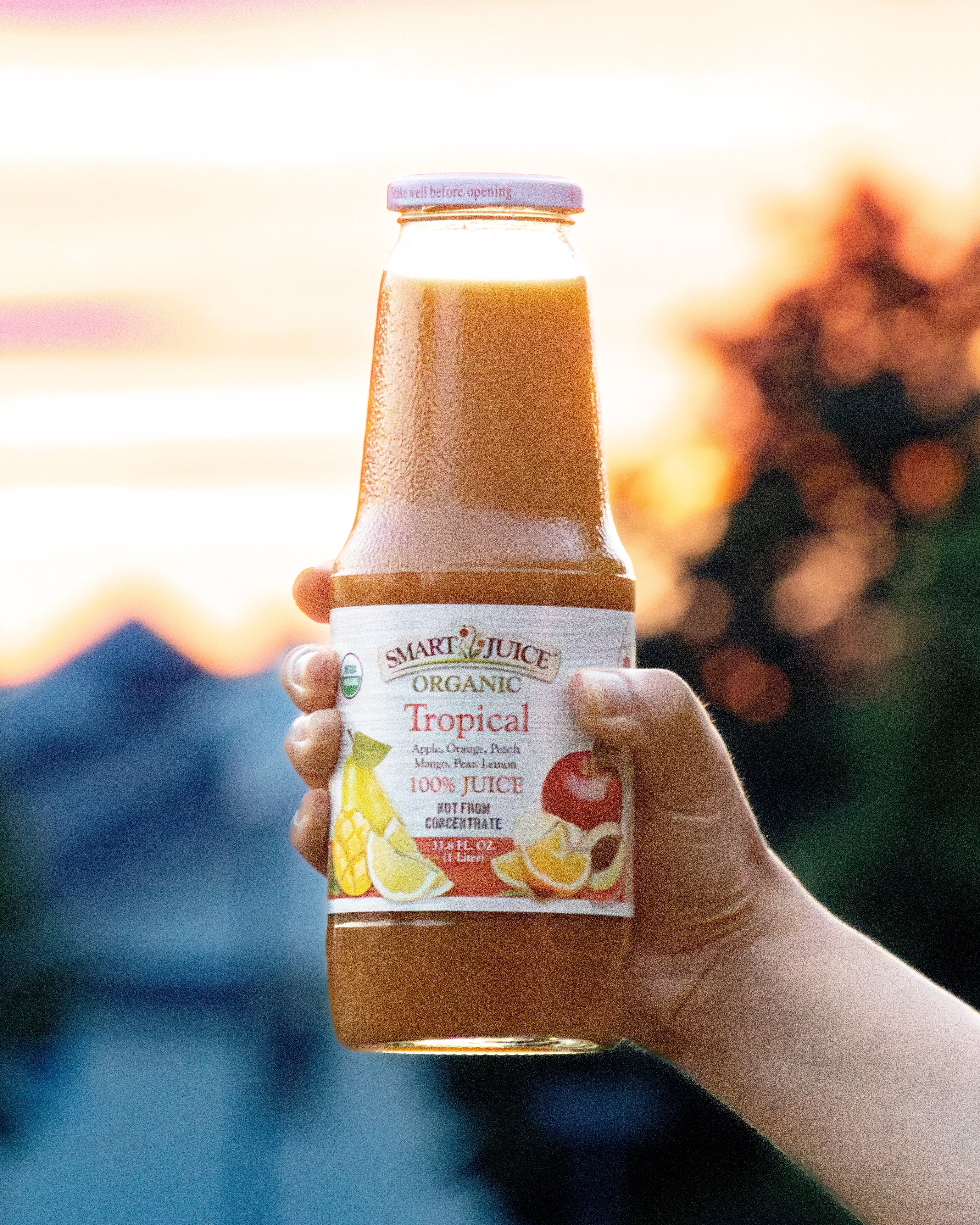 Smart Juice Organic Tropical Juice - 100% Juice, Not From Concentrate - 33.8 fl oz (1L) - (Pack of 6)