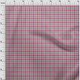 thumbnail image 4 of oneOone Cotton Poplin Twill Pink Fabric Check Diy Clothing Quilting Fabric Print Fabric By Yard 56 Inch Wide, 4 of 4
