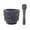 Grey & White, variant on Garlic Masher Manual Plastic Mortar Pestle Set Garlic Herb Spice Grinder Crusher Bowl for Kitchen Ideal for Guacamole Seasonings Paste Ginger More