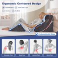 thumbnail image 3 of Juego de almohadas con forma de cuña WSOFRLAC para cama ortopédica para dormir, 3 of 8