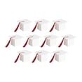 thumbnail image 1 of 10 Pieces Graduation Cap Gift Boxes for Congrats Table Centerpieces Ceremony White, 1 of 8