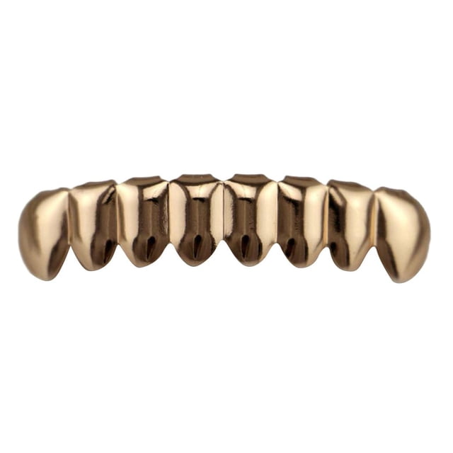Set Parrillas de Diente para Hombre Parrillas para Halloween Accesorios Cosplay - oro and rosa - parrillas inferiores Rose Gold - Parrillas inferiores Fernando Parrillas Colmillos