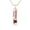 Black, variant on Long Bar with Birthstone Cremation Jewelry for Ashes Holder Pendent for Ashes and Chain Urn Necklace for Ashes of Loved One