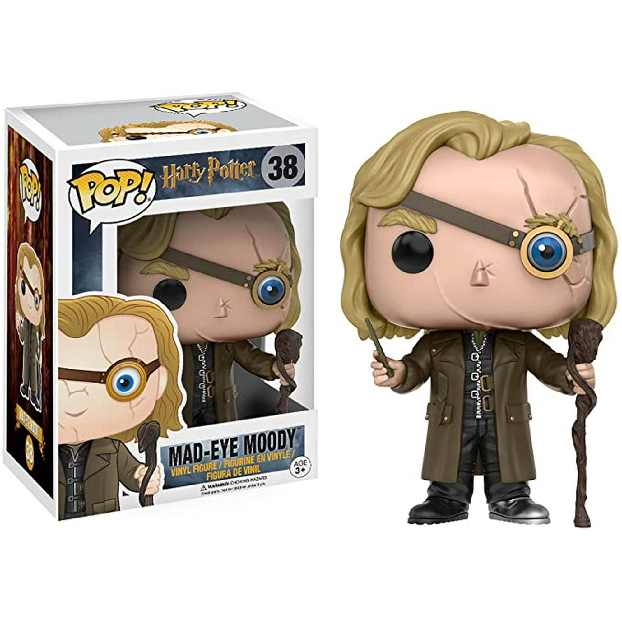 POP Harry Potter Mad-Eye Moody Funko Vinyl Figure, Multicolor