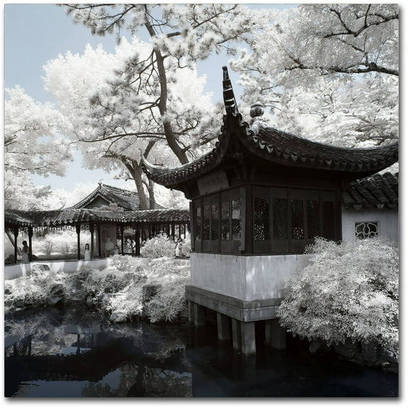 Trademark Fine Art "Winter Temple" Canvas Art by Philippe Hugonnard