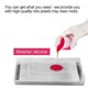 thumbnail image 3 of 2x tray mold for resin cast tray, cold rolled tray epoxy silicone mold easy release rectangular, 3 of 5