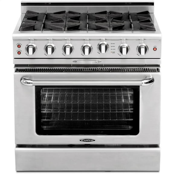 Capital 36"" Gas Self Cleaning Range