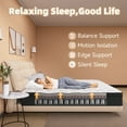 thumbnail image 3 of 12 inch Hybrid Mattress in a Box, Gel Memory Foam and Pocket Spring ,Full Mattress, 3 of 7