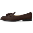 thumbnail image 6 of Journey West Suede Tassel Loafer For Women Slip-on Belgian Penny Loafers Shoes For Women Coffee US 8.5, 6 of 6