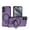 Purple, variant on Magnetic Case for iPhone 16 Heavy Duty Rugged Dual-Layer Protection, [Compatible with MagSafe] Ring Holder Kickstand Shockproof Matte Scratch Armor Back Cover, Clear