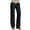 Navy, variant on Atogsazn Women's Cargo Pants Casual Jogger Elastic Waist Pants Athletic Lightweight Wide Leg Pants Brown S