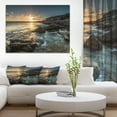 thumbnail image 3 of Designart 'Sydney Beach with Bright Sunset ' Seascape Canvas Art Print, 3 of 3