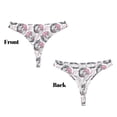 thumbnail image 3 of Fotbe Poodle Dog Tanga Sin Costuras para Mujer con Estampado – Panties Invisibles, Transpirables y Cómodos para Uso Diario-Small, 3 of 6