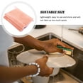 thumbnail image 6 of Kitchen Washcloths Dish Towels Fiber 2 Pcs Absorbent Double Layer Scouring Pad Sided Water Washing Cleaning Red, 6 of 6