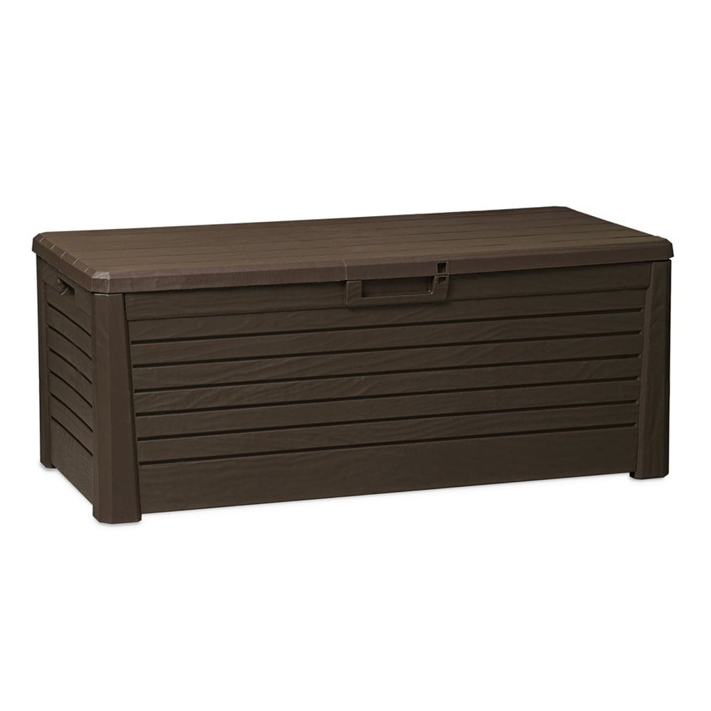 Toomax Florida Deck Storage Chest Box for Outdoor Furniture, 145 Gallon