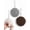 3-pack White, Gray & Brown, variant on Fuzzy Ball Hand Towels (Value Pack of 3) New Triple Color Hand Towel Collection - Creative Bath Towel Set Dry Instantly with These Bathroom Towels (3-Pack White, Gray & Brown)