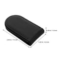 thumbnail image 2 of Hemobllo 2Pcs Fashionable Black PU Money Clips Magnetic Clamp Cash Holder for Travel and Work, 2 of 8