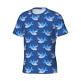 thumbnail image 3 of Rocae Party Shark Cute for Men's Moisture-Wicking Crew Tee - T-Shirt for Sports, Outdoor Activities, and Casual WearXX-Large, 3 of 9