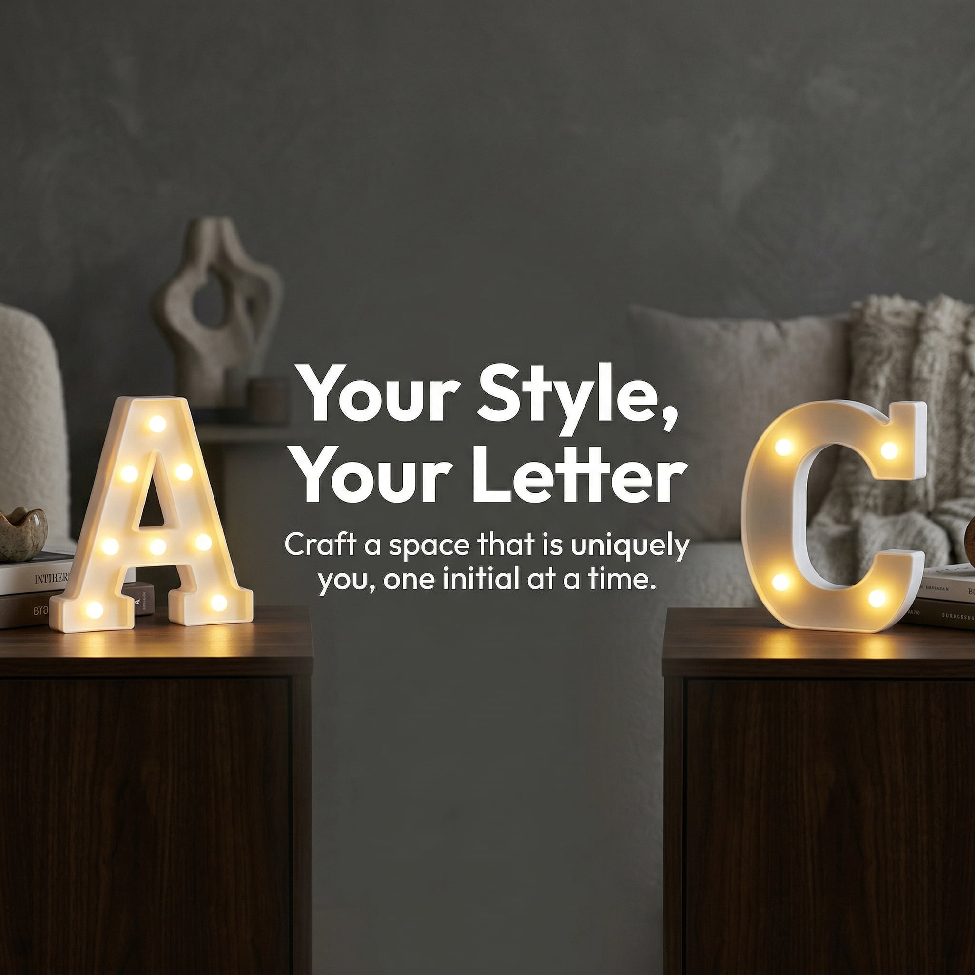 Unique Bargains Marquee Letters LED Light Up Signs Letter A 6.5"L x 1.5"W x 8.5"H