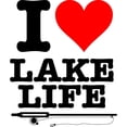 thumbnail image 2 of CafePress - I Heart Lake Life Mug - 11 oz Ceramic Mug - Novelty Coffee Tea Cup, 2 of 4