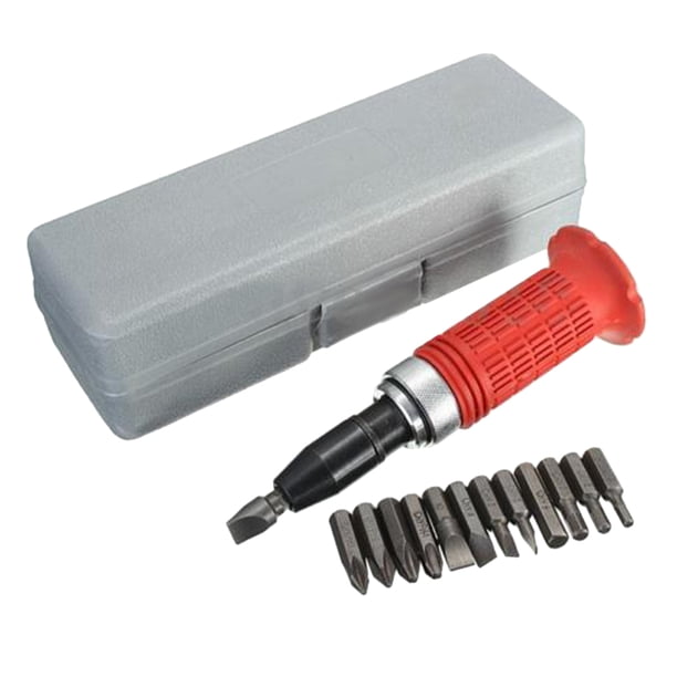 YSNOOWE 1 Compacto De Destornilladores Impacto Manual Acero Inox Variedad De Piezas Para Mantenimiento