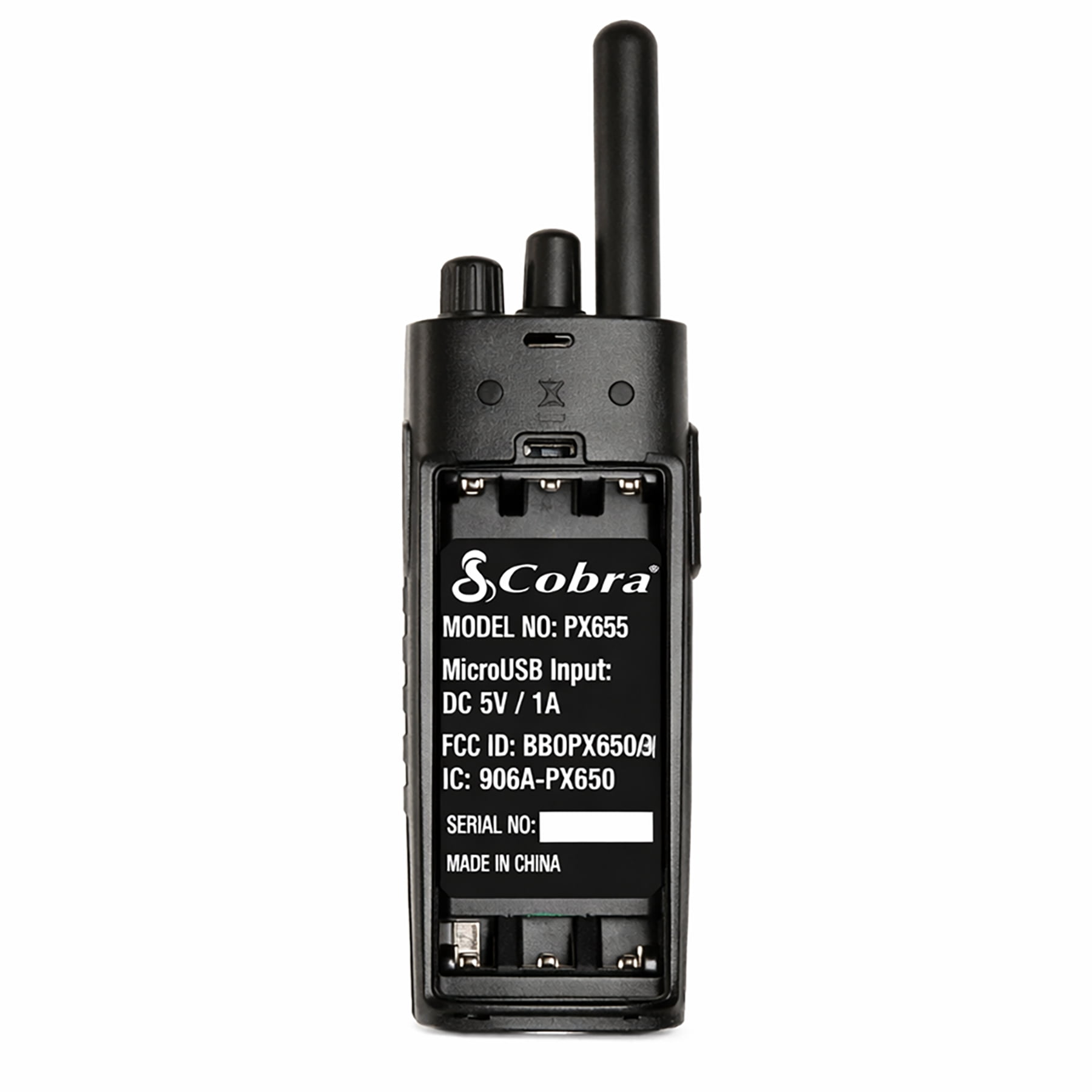 Cobra PX655 Pro Business 2W FRS Two-Way Radios Pair, IPX4 Waterproof Walkie Talkies, 22 Channels, 25-Floor Range