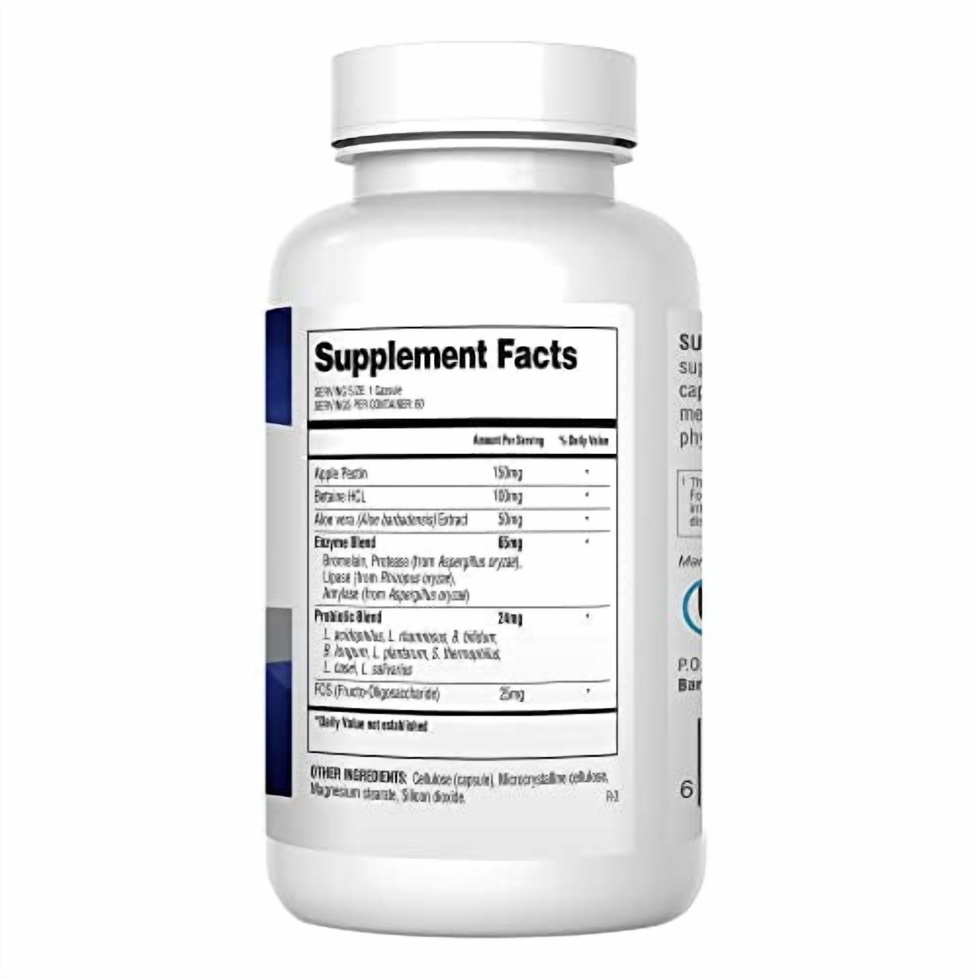HealthyGutSupport+ - Gut Health and Immunity Support with Prebiotics, Probiotics and Digestive Enzymes for Digestion and Absorption - 60 Doctor-Formulated Stomach Health Capsules