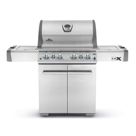 - Napoleon LEX 485 74,000 BTU Natural Gas Grill w/ Infrared Side and Rear Burners