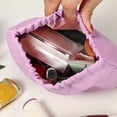 thumbnail image 4 of Mini Cosmetic Bag Small Portable Makeup Bag Multiple Inner Pockets Storage Bag Women Cosmetic Pouch Pink, 4 of 7