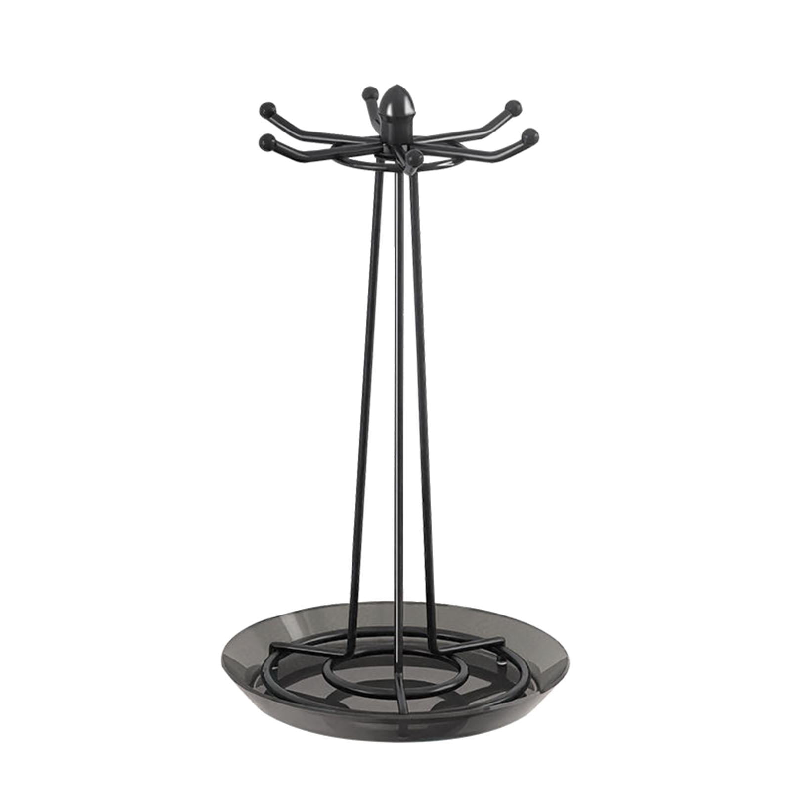 Fiocias Rotating Utensil Stand, Cooking Utensil Holder, Kitchen Utensil Holder, Spatula, Black