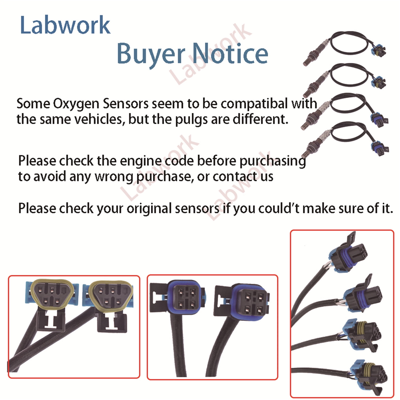 4Pcs O2 Oxygen Sensor Upstream Downstream Replacement for Chevrolet Avalanche GMC Canyon Hummer H3 Fits select: 2007 CHEVROLET SILVERADO C1500 CREW CAB, 2006 CHEVROLET SILVERADO K1500