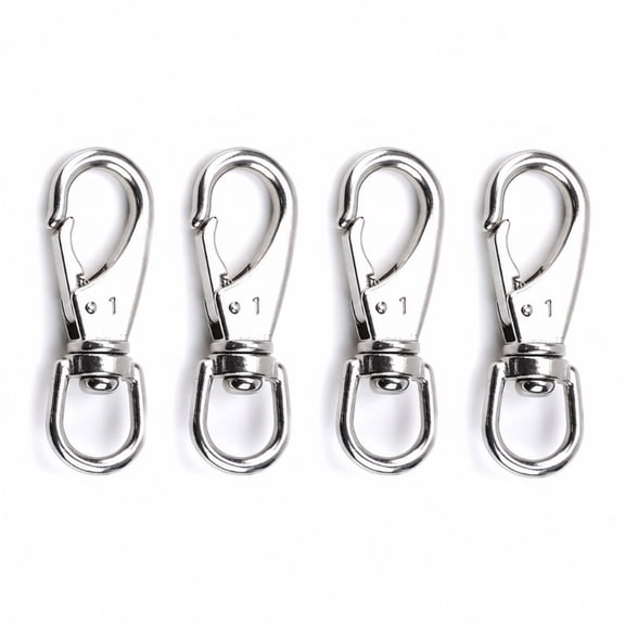 Plumilo Stainless Steel Swivel Hooks (Pack of 4) – Heavy-Duty Swivel Snap Hooks for Outdoor Hardware