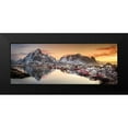 thumbnail image 2 of Yaakobi, Lior 14x8 Black Modern Framed Museum Art Print Titled - Reine Morning Light, 2 of 5