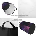 thumbnail image 3 of Laundry Basket, Galactic Wolf Stare Laundry Hamper Waterproof Laundry Bag Clothes Hamper Laundry Bin with Handles for Bedroom, Living Room, Kids Room, 3 of 6