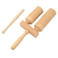 thumbnail image 1 of Chinese Bangzi Wooden Cylinder, Treble Bass Percussion Musical Instruments Educational Develop Rhythm Sense Elegant Safe Paint for Class, 1 of 8