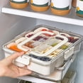 thumbnail image 5 of Loobuu Divided Serving Tray with Lid and Handle, Portable Snackle Box Charcuterie Container for Party, Veggies, Snack, Fruit, Nuts, Candy, Cracker, Chip, Entertaining, Picnic, 5 of 8