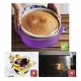 thumbnail image 5 of 2-Pack Silicone Cheesecake Pan Shield, Waterproof Barrier for 9 to 9.5 Inch Round Springform Cake Molds, Baking Protector for Dessert Pans, 5 of 5